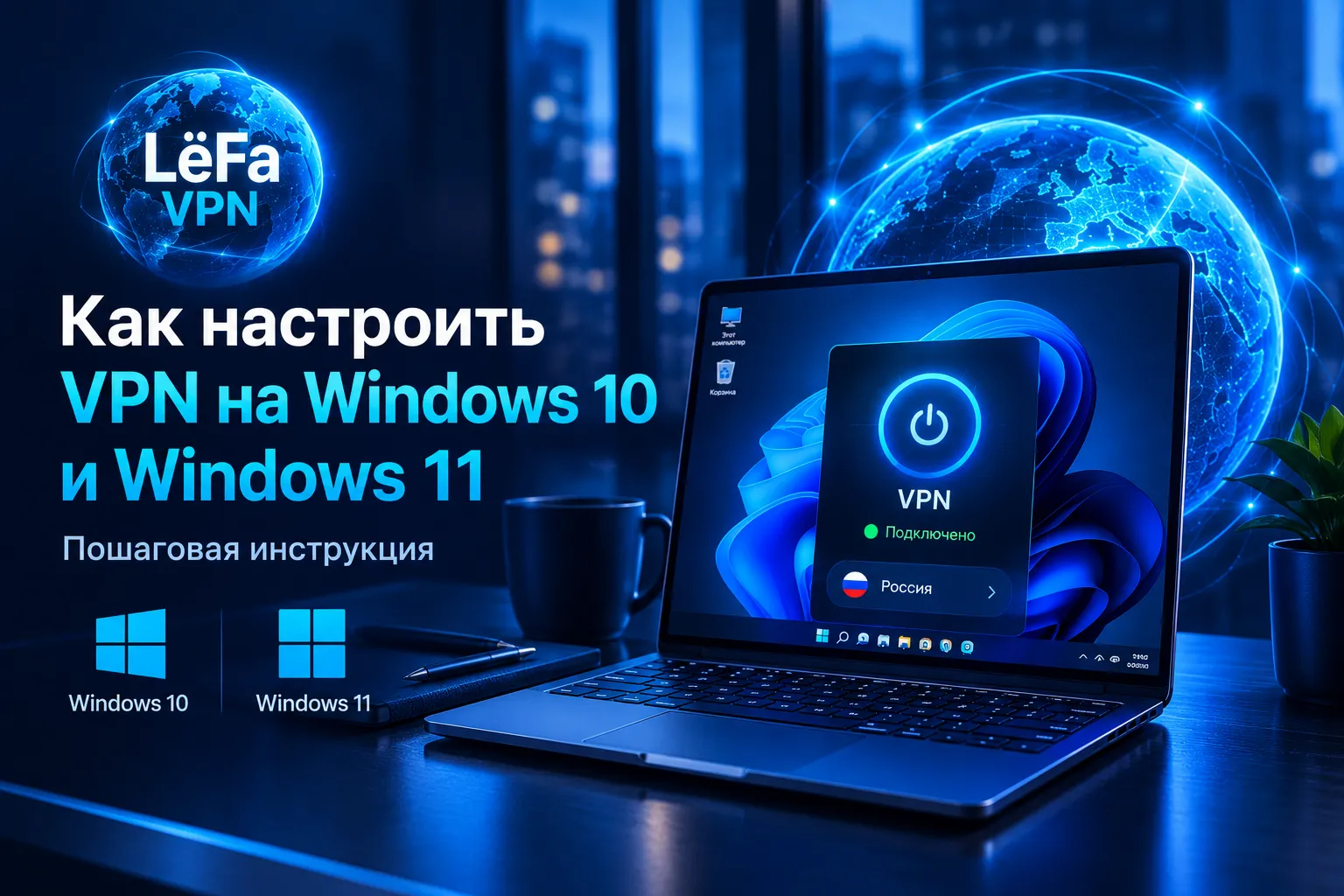Как настроить VPN на Windows 10 и Windows 11: пошаговая инструкция